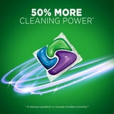 Cascade Platinum Dishwasher Pods, Action Pacs Dishwasher Detergent, Dishwasher Tabs, Lemon, 62 Count