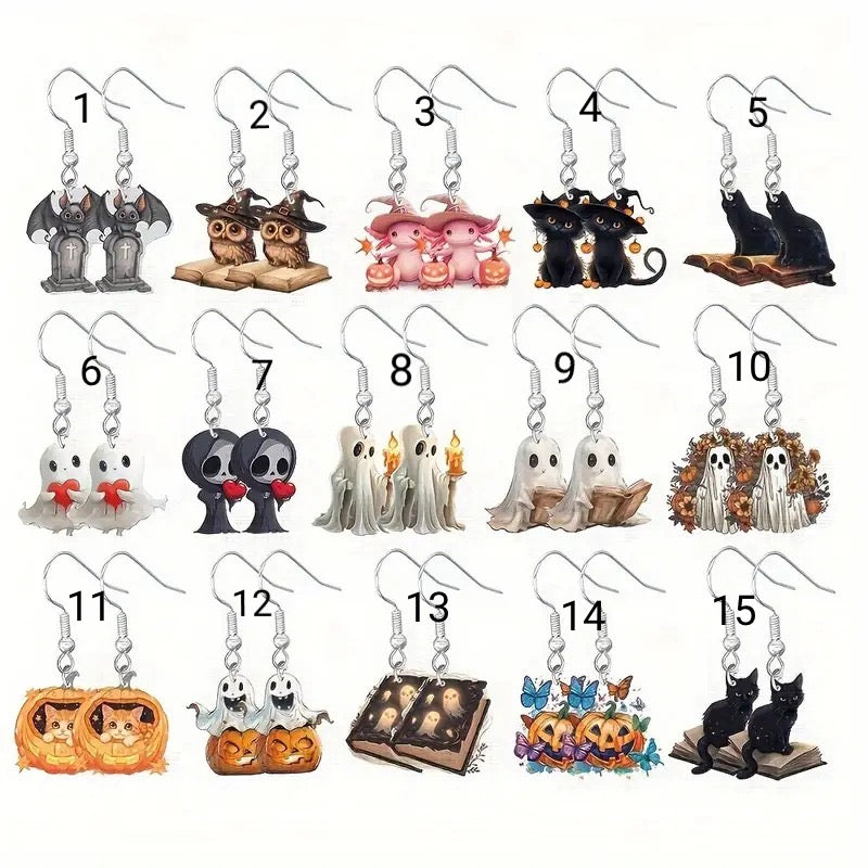 Halloween Earrings - Assorted