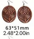 Vintage Bohemian Hollow Wooden Earrings