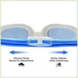 Dolfino Adult Racer Swim Goggles, Multi-Color, Unisex (3 Pack)