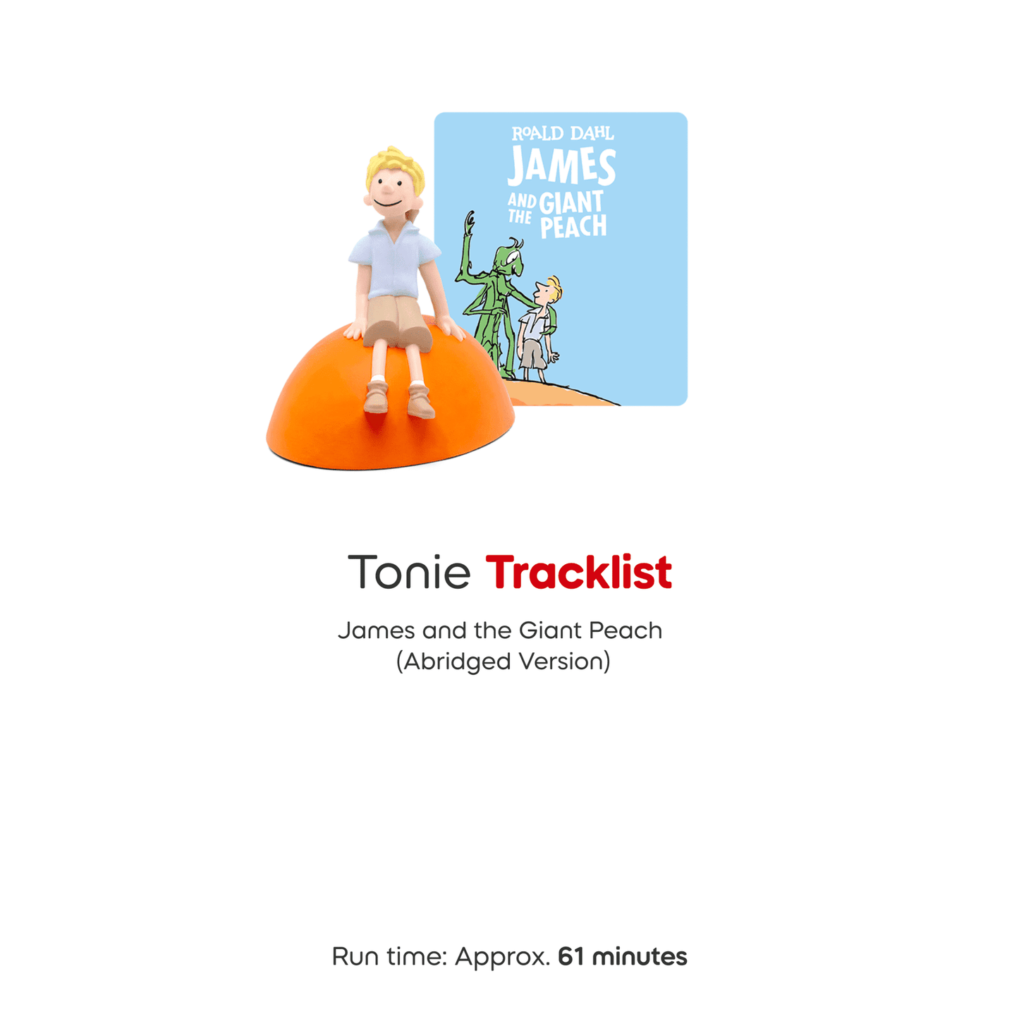 tonies James and the Giant Peach Audio Play Figurine for Portable Speaker, Ages 6+