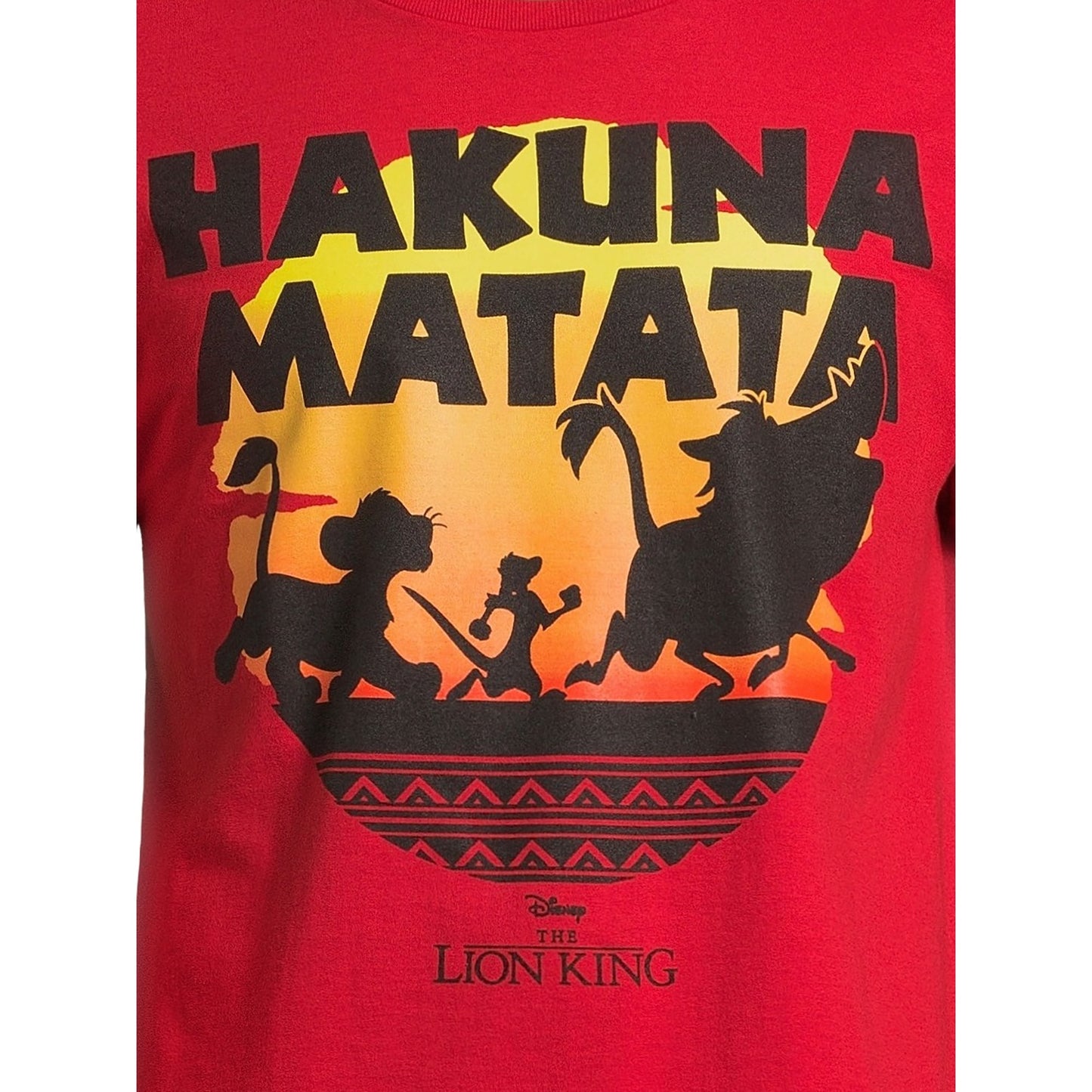 Lion King Men's Hakuna Matata Graphic Tee, Size S