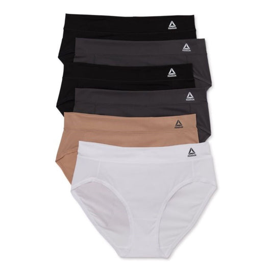 Reebok Women's Air Tech Performance Hipster, 6-pack, Size 2X