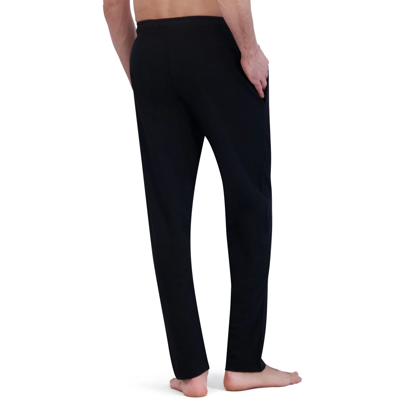 George Men's Solid Knit Pajama Pants, Balck - Size S