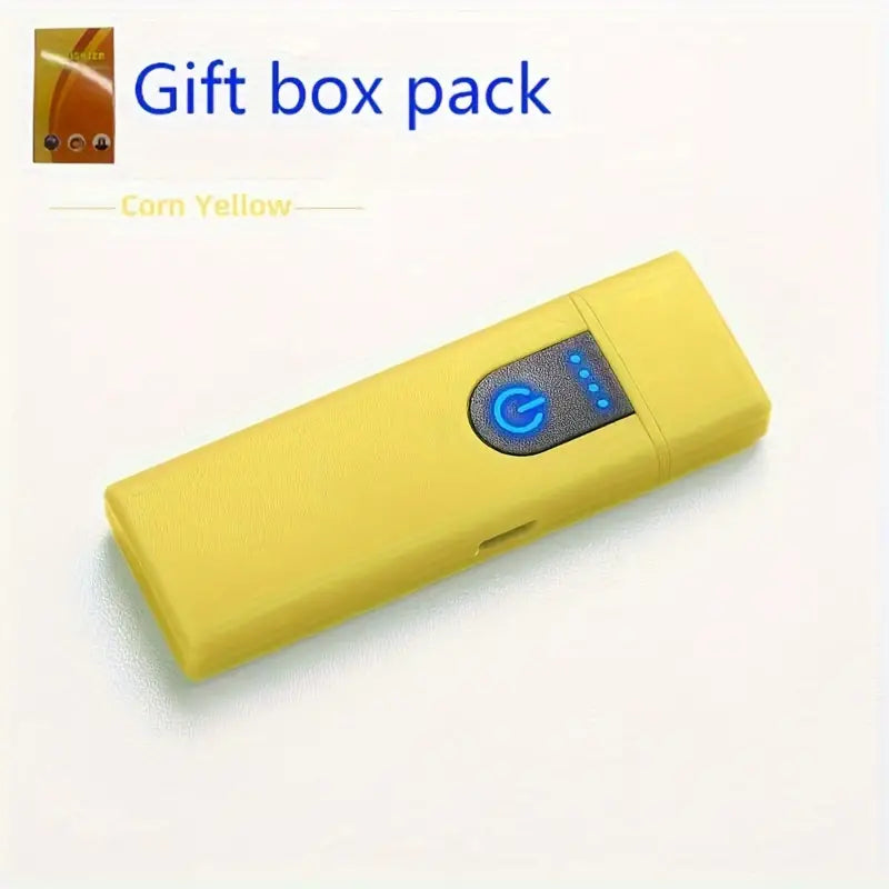 USB Rechargeable Electric Lighter: Windproof, Touch Sensitive