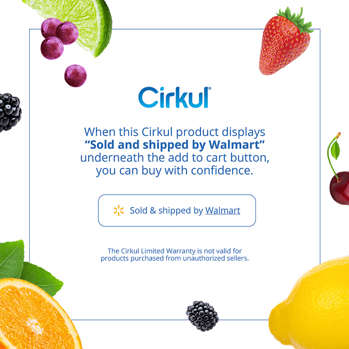 Cirkul Inflow Energy Passion Fruit Dragon Fruit Flavor Cartridge, Drink Mix, 1-Pack