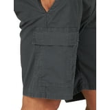 Wrangler Men's and Big Men's Stretch Cargo Shorts - Color: Anthracite Ripstop Size: 48