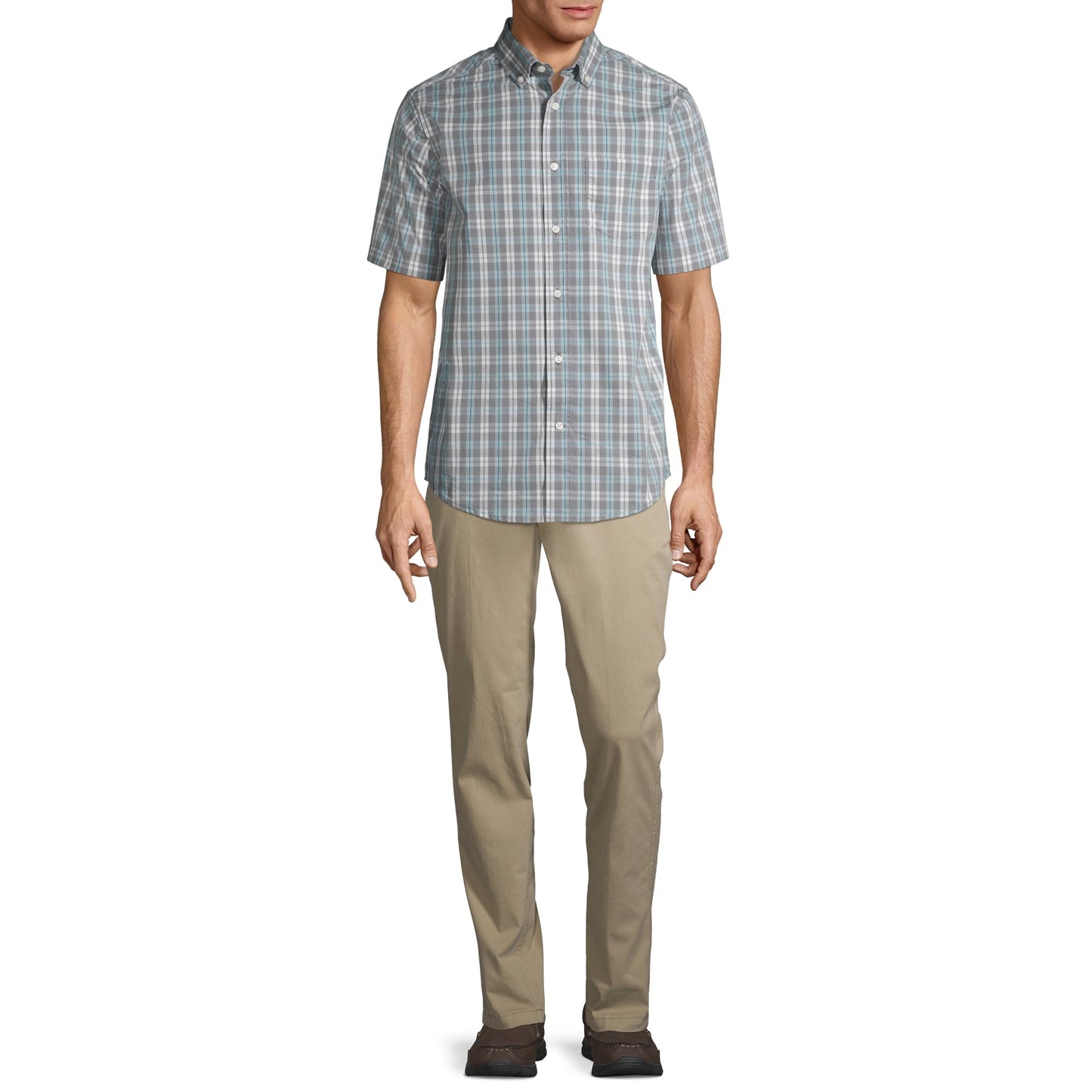 George Men's Athletic Fit Chino Pants - Stone Wash
