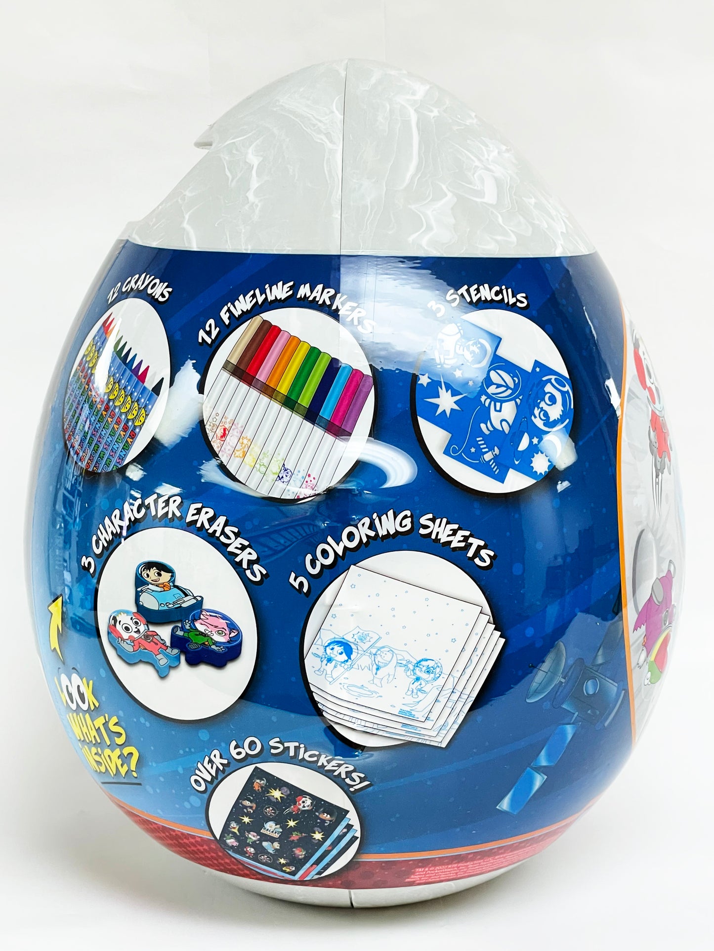 Ryan's World Mystery Art Egg Series 3 Galaxy, Activity Set for Child Ages 5+