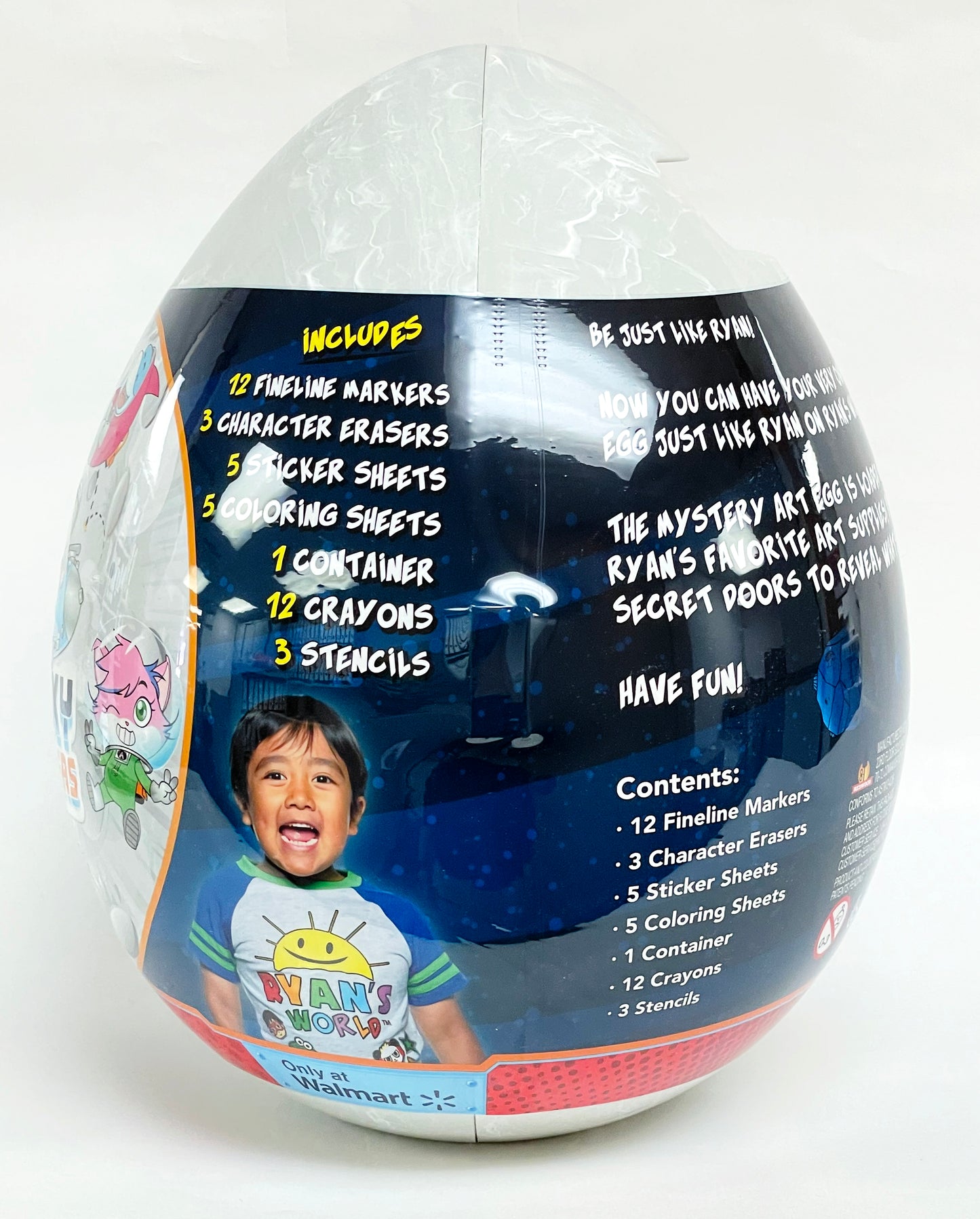 Ryan's World Mystery Art Egg Series 3 Galaxy, Activity Set for Child Ages 5+