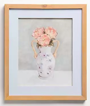 Vintage Dainty Floral Framed Art Print 2