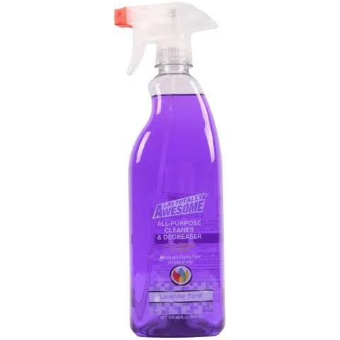 LA's Totally Awesome Lavender Burst Scent All-Purpose Cleaner & Degreaser + Spot Remover, 32-oz. Bottles