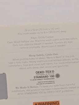 Fitted Crib Sheet Large Rainbow - Cloud Island