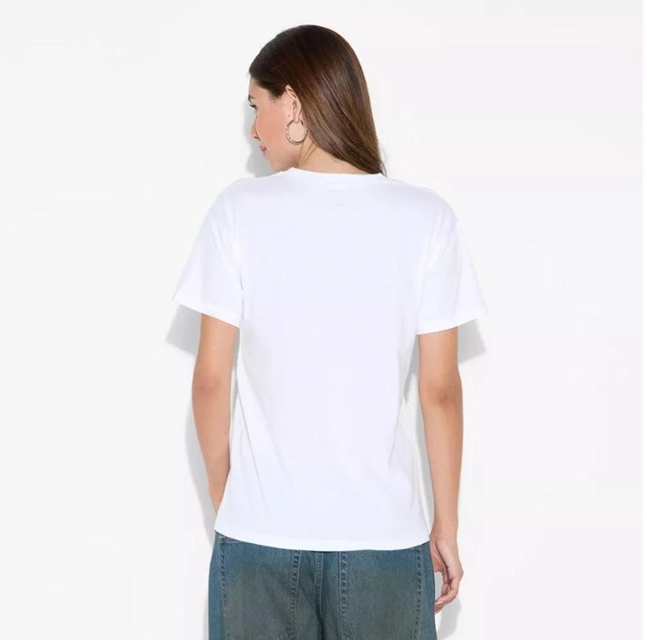 Women's NYC Bear Short Sleeve Graphic T-Shirt - White 2X