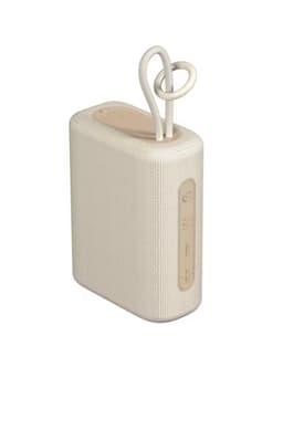 GEMS Wireless Outdoor Speaker Beige Water-Resistant Rechargeable USB-C