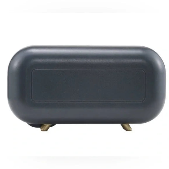 Retro Speaker: Vivitar Bluetooth Wireless Portable, Gray, 5-Hour Battery Life