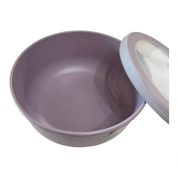 Figmint Food Storage Bowl with Lid – 5 Cups, Purple