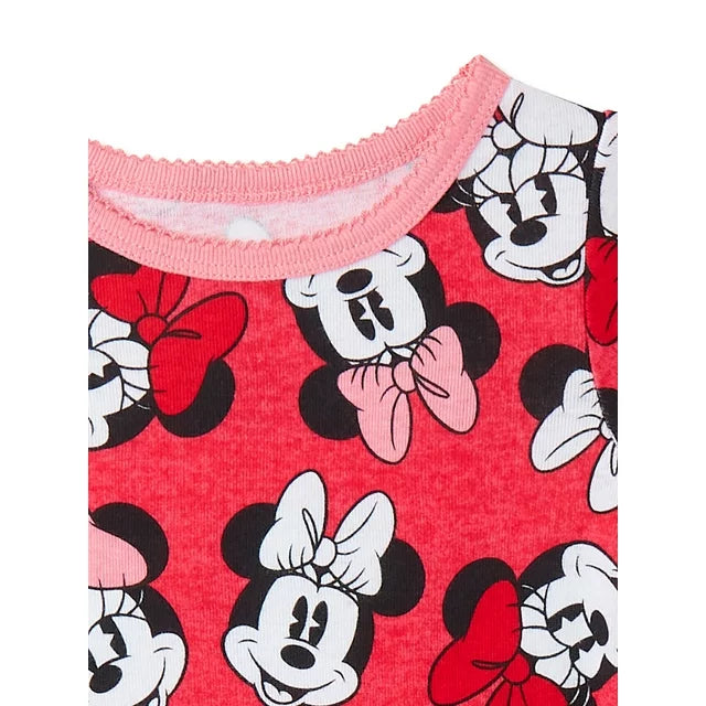 Minnie Mouse Toddler Snug-Fit Pajama Set, 2 Piece, Size 12M