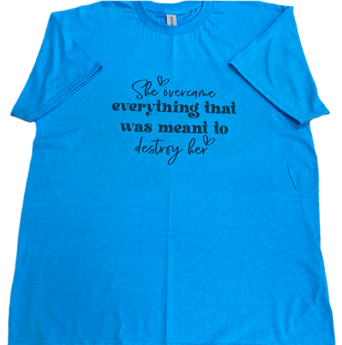 "She Overcame..." T-Shirt - Unisex Large