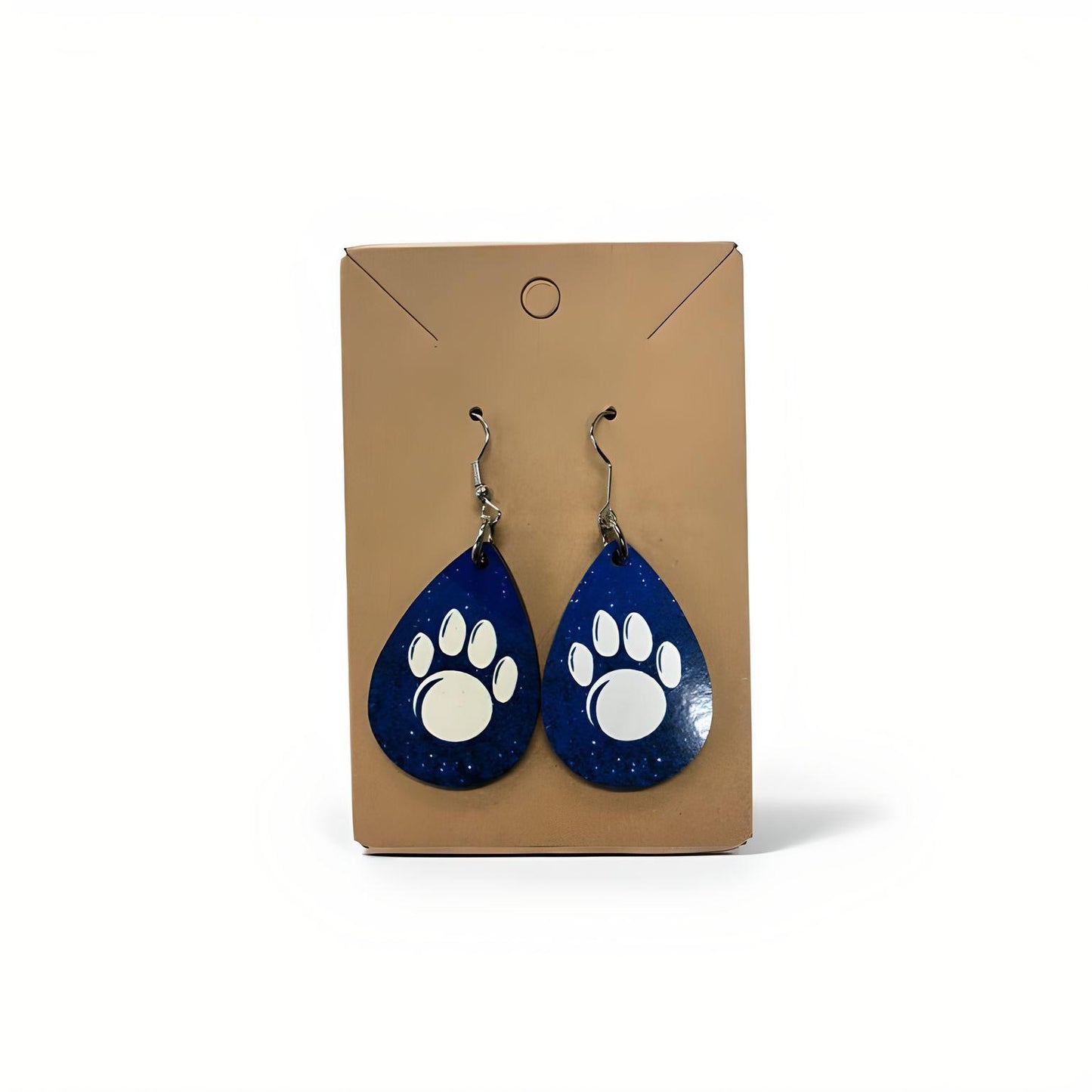 "PSU Paw" Teardrop Earrings