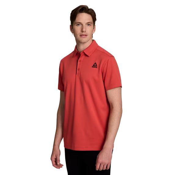 Reebok Men's and Big Men's Performance Polo Shirt, Size XL, Baked Apple