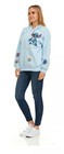 Licensed Stitch Women's Character Zip-Up Jacket Light Blue Large