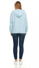 Licensed Stitch Women's Character Zip-Up Jacket Light Blue Large