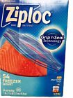 Ziploc Freezer Quart Bags- 54 Count