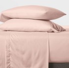 Room Essentials 3-Piece Microfiber Sheet Set - Full - Peach Blush