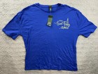 Women's Oversized Short Sleeve Graphic T-Shirt "Enjoy Saint Tropez" Blue XL - Wild Fable™