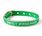 The Cuddle Collab Best Friends Dog Pet Collar - Green - Size L