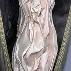 Lightweight Half Moon Crossbody Bag - Wild Fable Green: Adjustable Strap, Solid Pattern, Woven Textile, Zip Closure