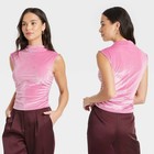Women's Ruched Tank Top - a New Day™ Mauve XXL