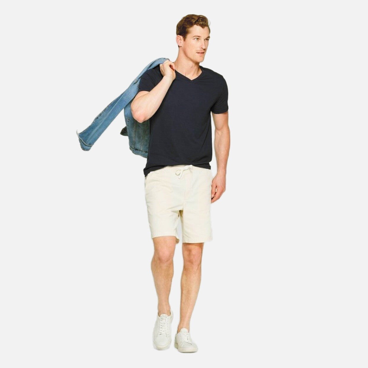 Men's Every Wear Short Sleeve V-Neck T-Shirt - Medium - Navy - Goodfellow & Co™