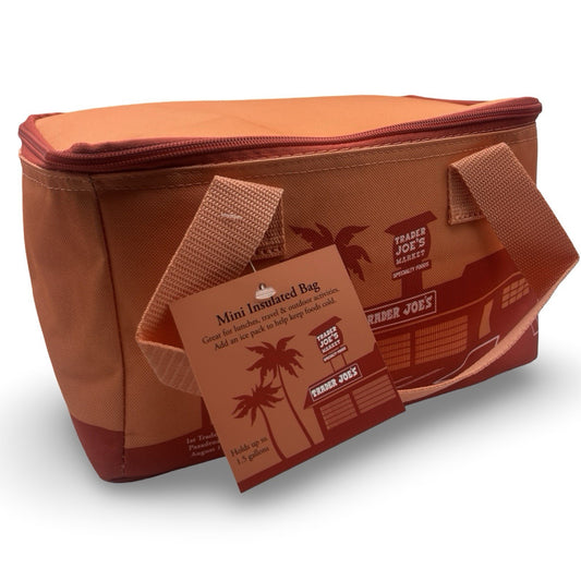 Trader Joe’s Mini Insulated Lunch Bag Peach - Limited Edition