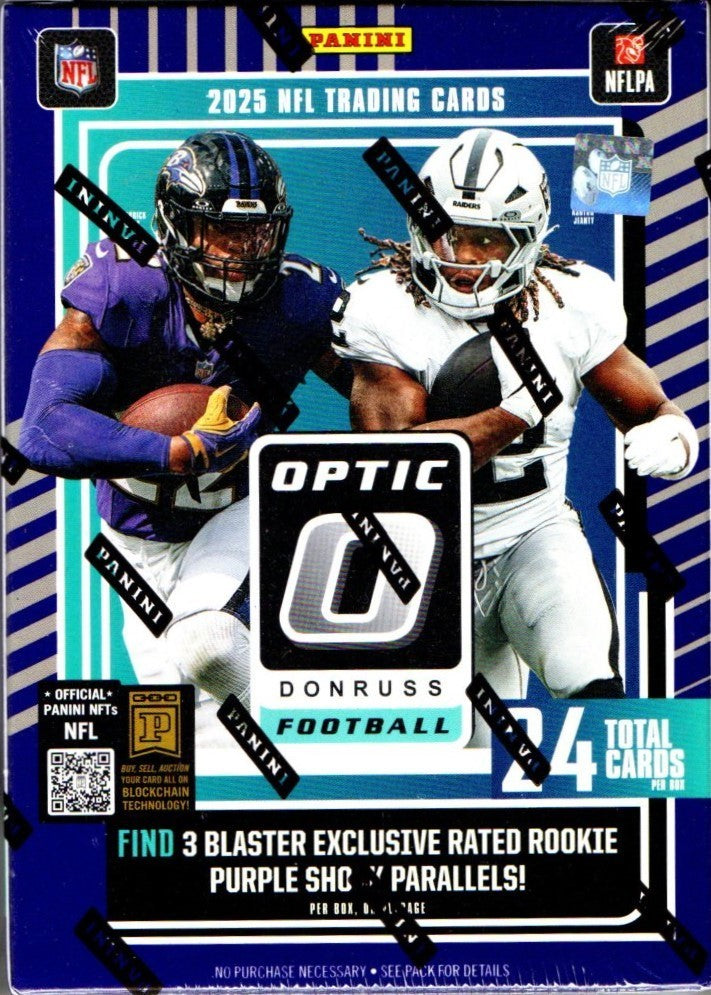 2025 Panini Donruss Optic Football Trading Cards Blaster Box
