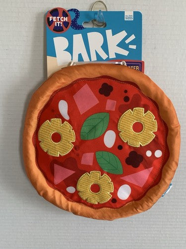 Dog Barkbox Toy- BARKBUSTER MOVIE NIGHT (FLYING DISC PIZZA)