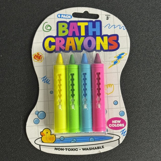 Kids Bath Washable Crayons 4 Pack Multi Colors