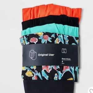 Men's Floral Print Boxer Briefs 4pk - Original Use™ XS