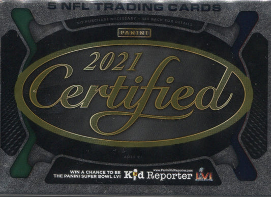 2021 Panini Certified Football Hobby Pack