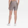 Women's Effortless Support High-Rise Pocketed Bike Shorts 6" - All In Motion™ Taupe L