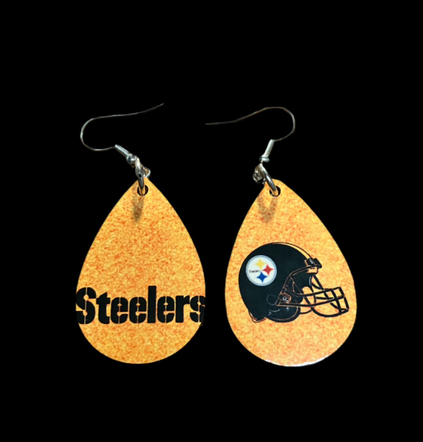 Steelers Teardrop Earrings