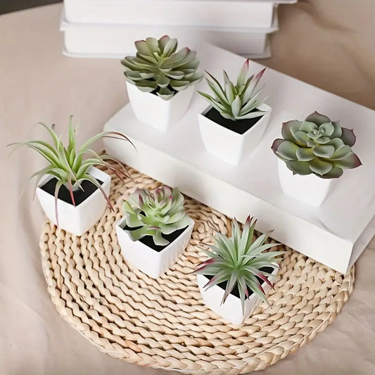 Mini Artificial Succulent Plant Small Potted Plants - 1 plant (asst.)