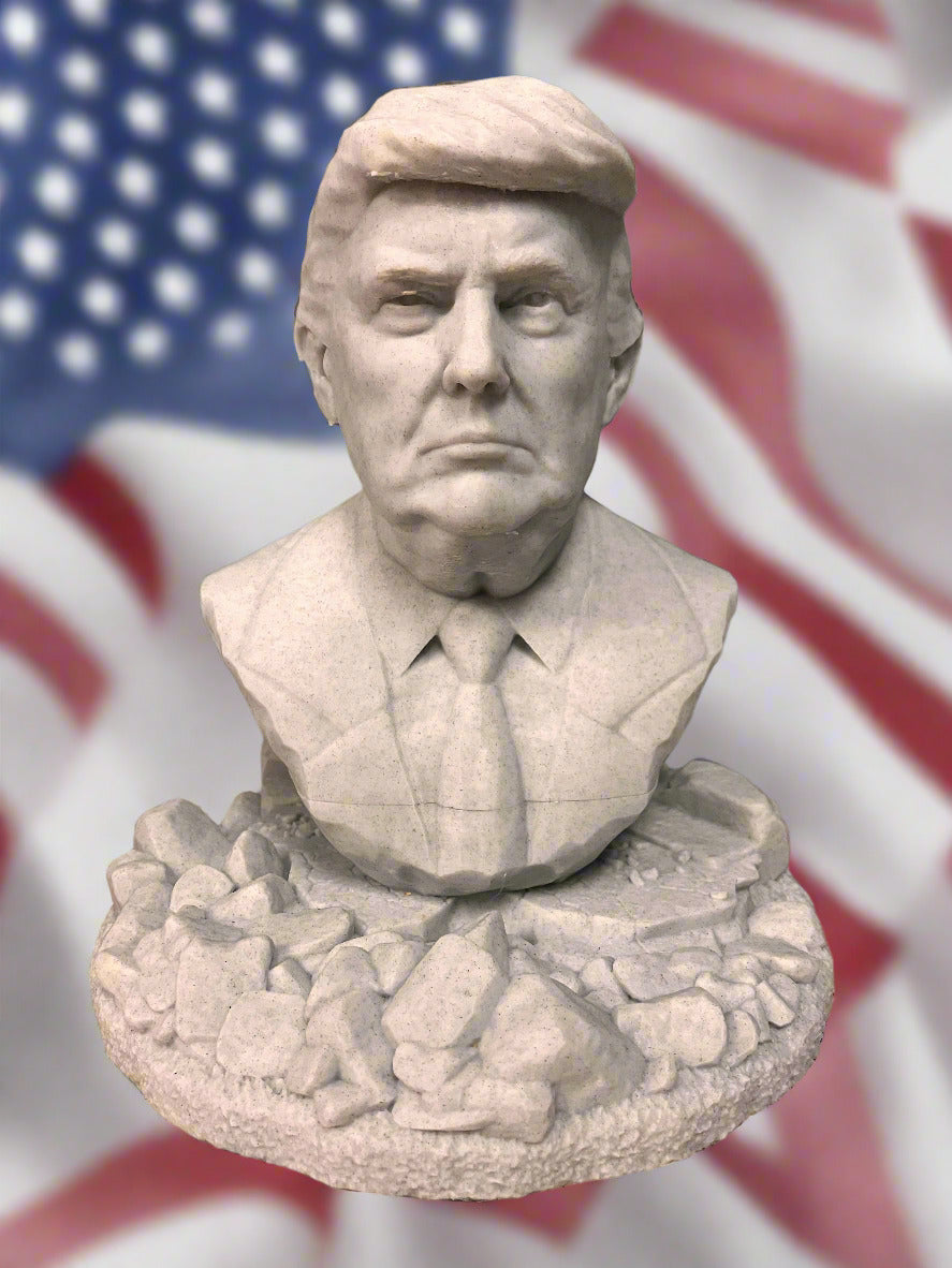 3D Printed Trump Bust - 3 Sizes Available
