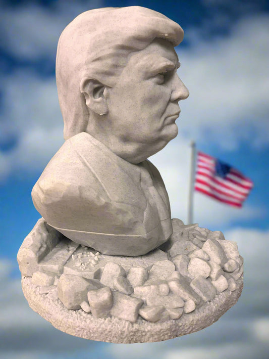3D Printed Trump Bust - 3 Sizes Available