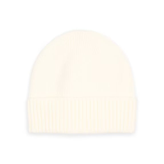 Time and Tru Women's Ribbed Beanie, One Size, Winter White
