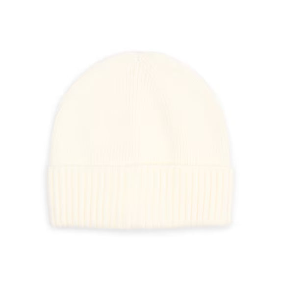 Time and Tru Women's Ribbed Beanie, One Size, Winter White