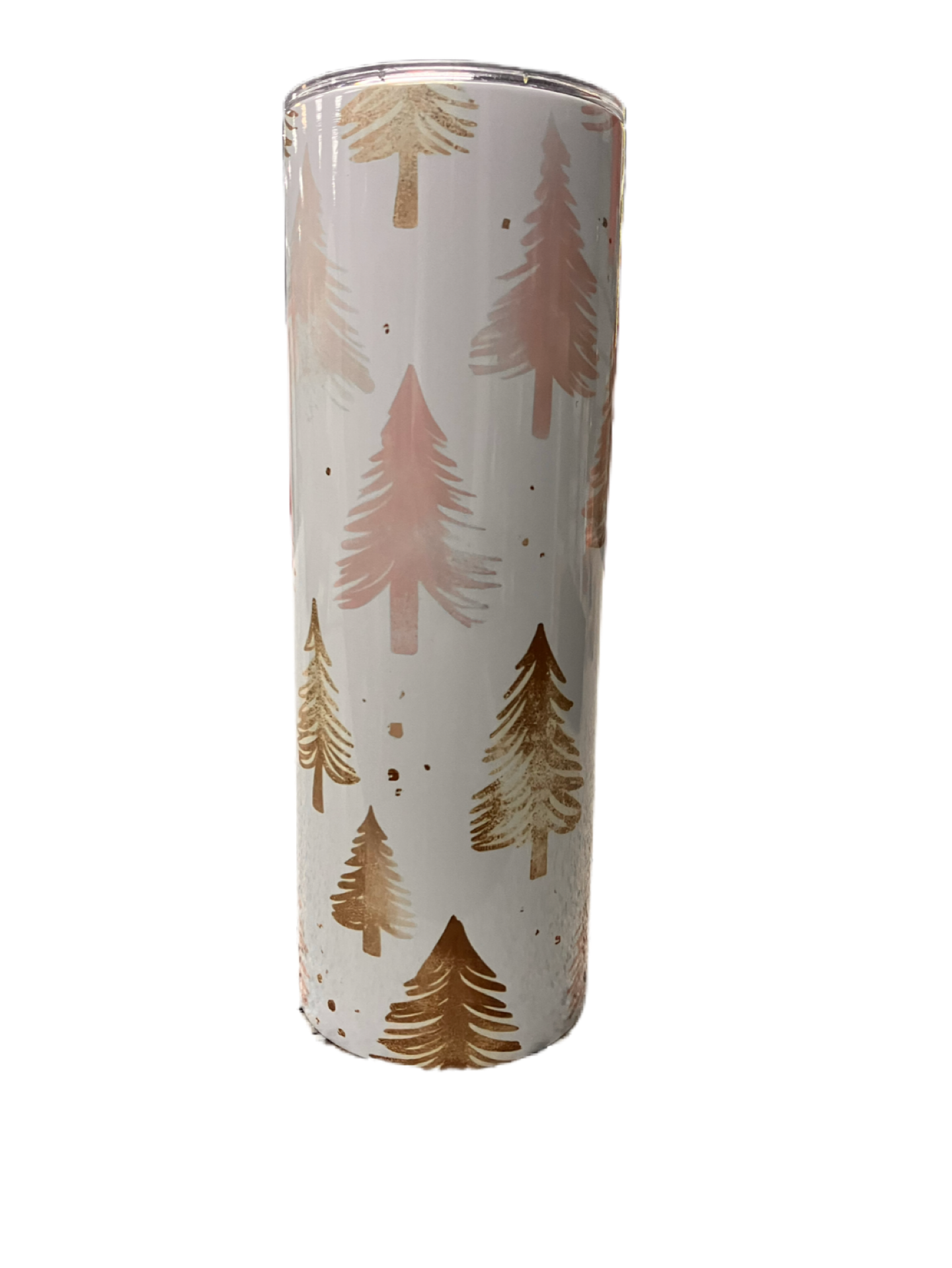 Gold & Pink Christmas 20 oz Tumbler
